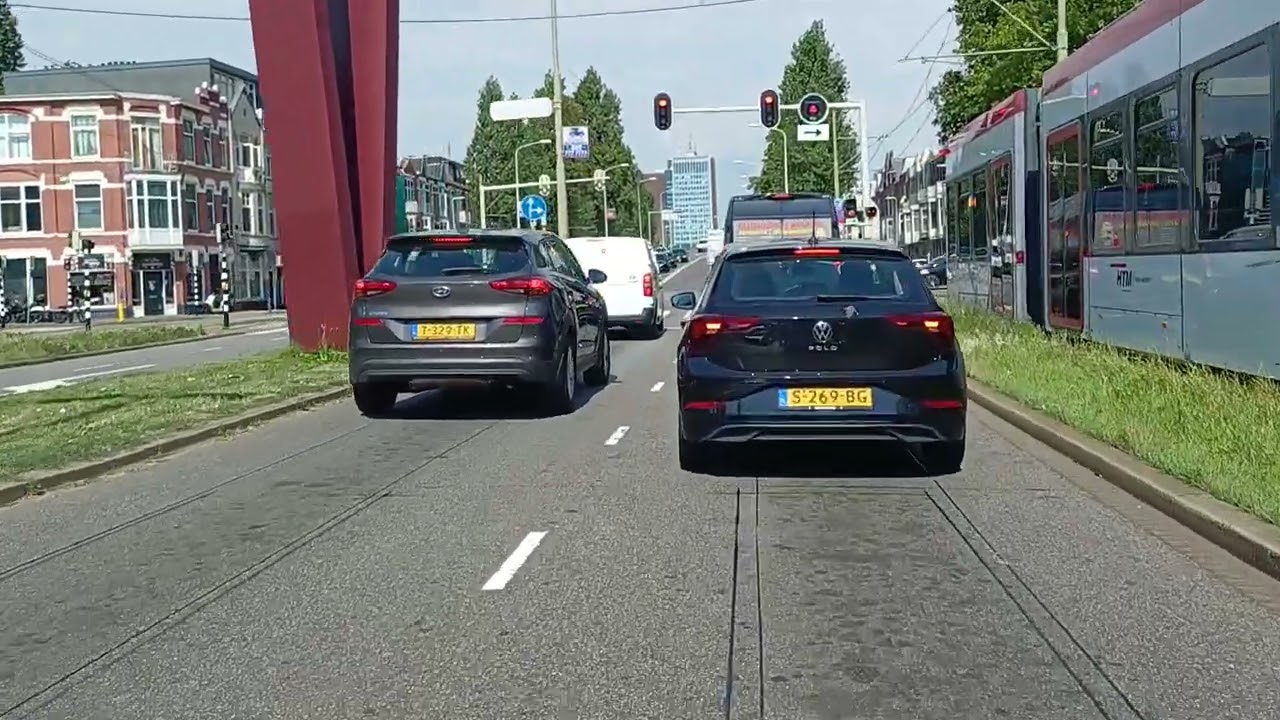 Dienst begin: MAT van Den Haag Garage naar Den Haag CS + EBS lijn 43 Den Haag CS - Leiden CS