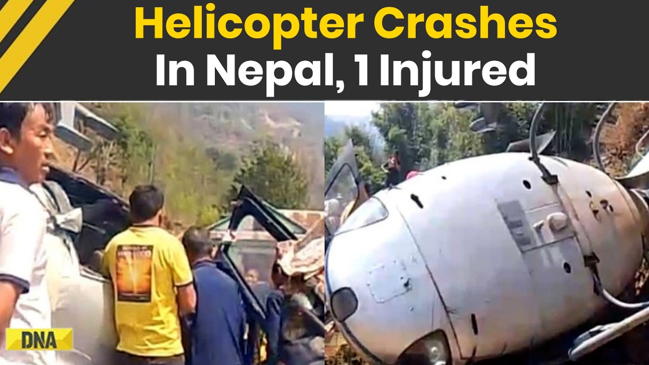 Nepal News: Helicopter Crashes On Field In Khotang District, 1 Injured; Carrying A Body