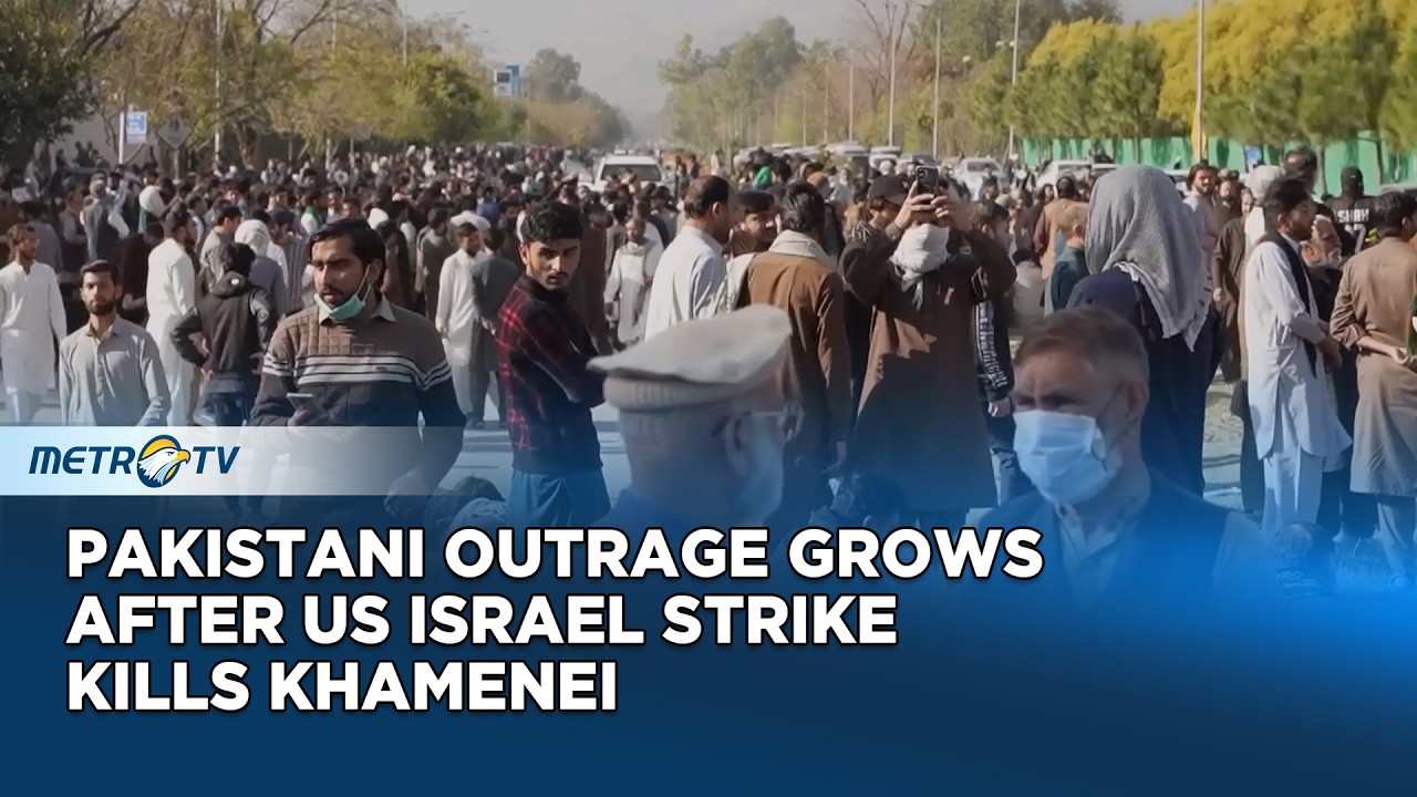 Pakistan Protesters Clash Outside US Embassy Over Khamenei's Killing