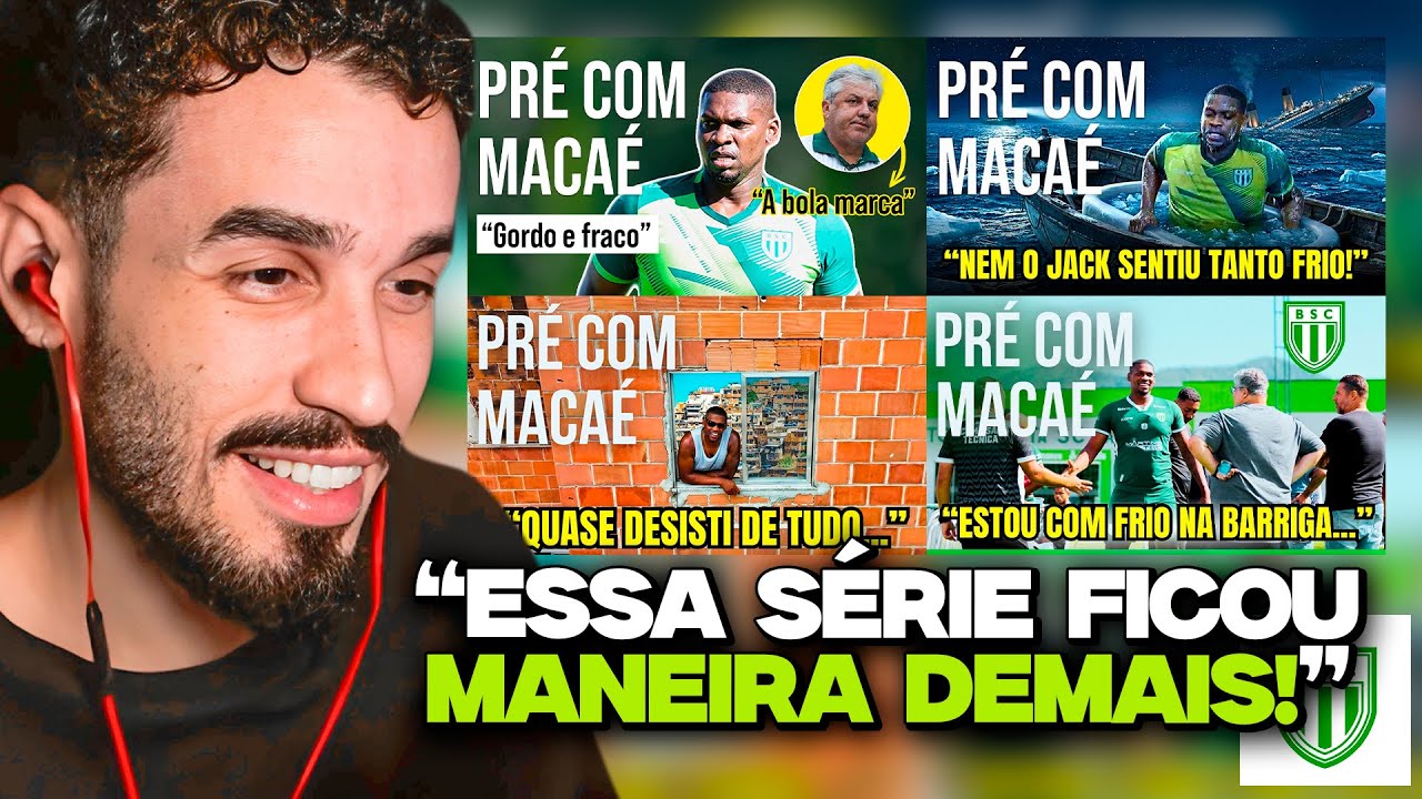 DOS TREINOS AO P&Ecirc;NALTI DECISIVO! MARATONANDO A S&Eacute;RIE | REACT PR&Eacute; COM MACA&Eacute; NO BOAVISTA