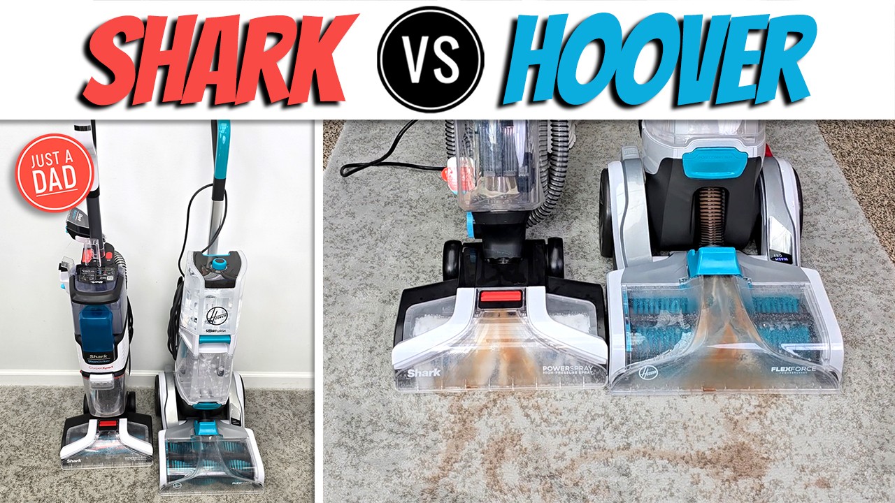 Shark StainStriker EX201 vs Hoover SmartWash FH52000 Automatic Carpet Cleaners COMPARISON