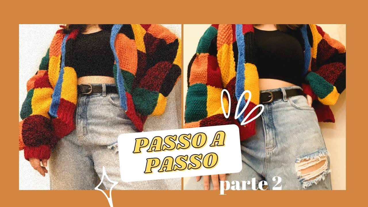 como tricotar o cardigan do Harry Styles (parte 2) *passo a passo*