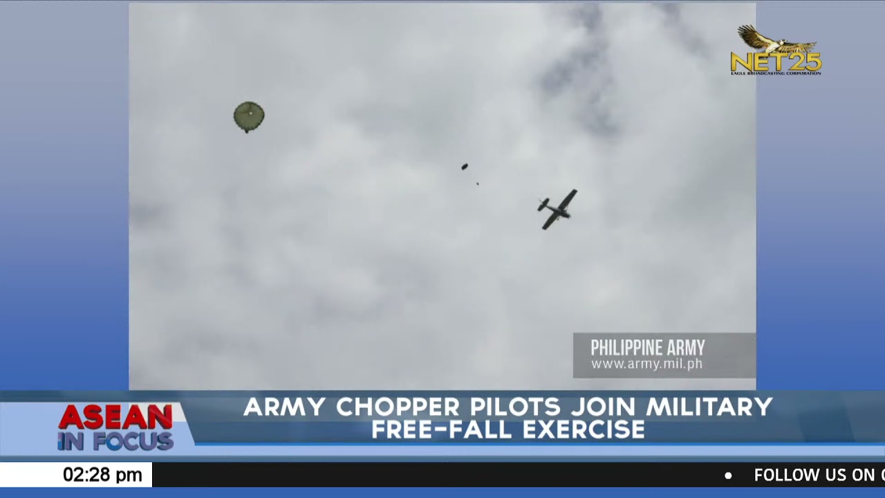 Army chopper pilots join military free-fall exercise