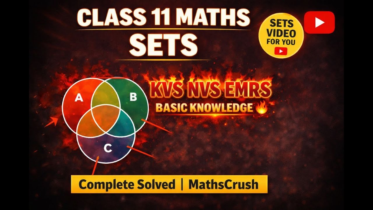 Set  Important Questions with Answers | Class 11 & 12 Boards +iit