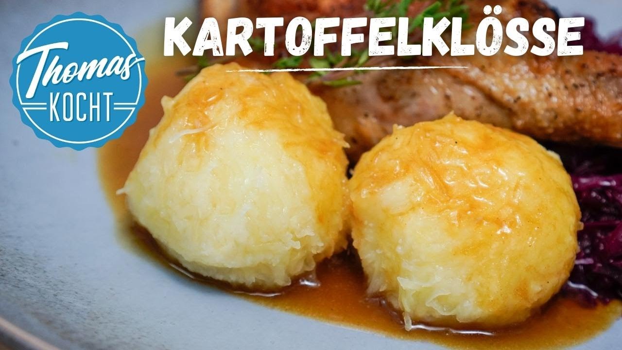 Kartoffelklöße selber machen - aus rohen Kartoffeln