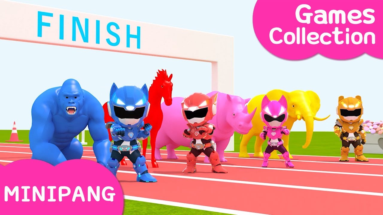 Learn colors with MINIPANG | 🏅Bowling & Racing Games Collection | MINIPANG TV 3D Play