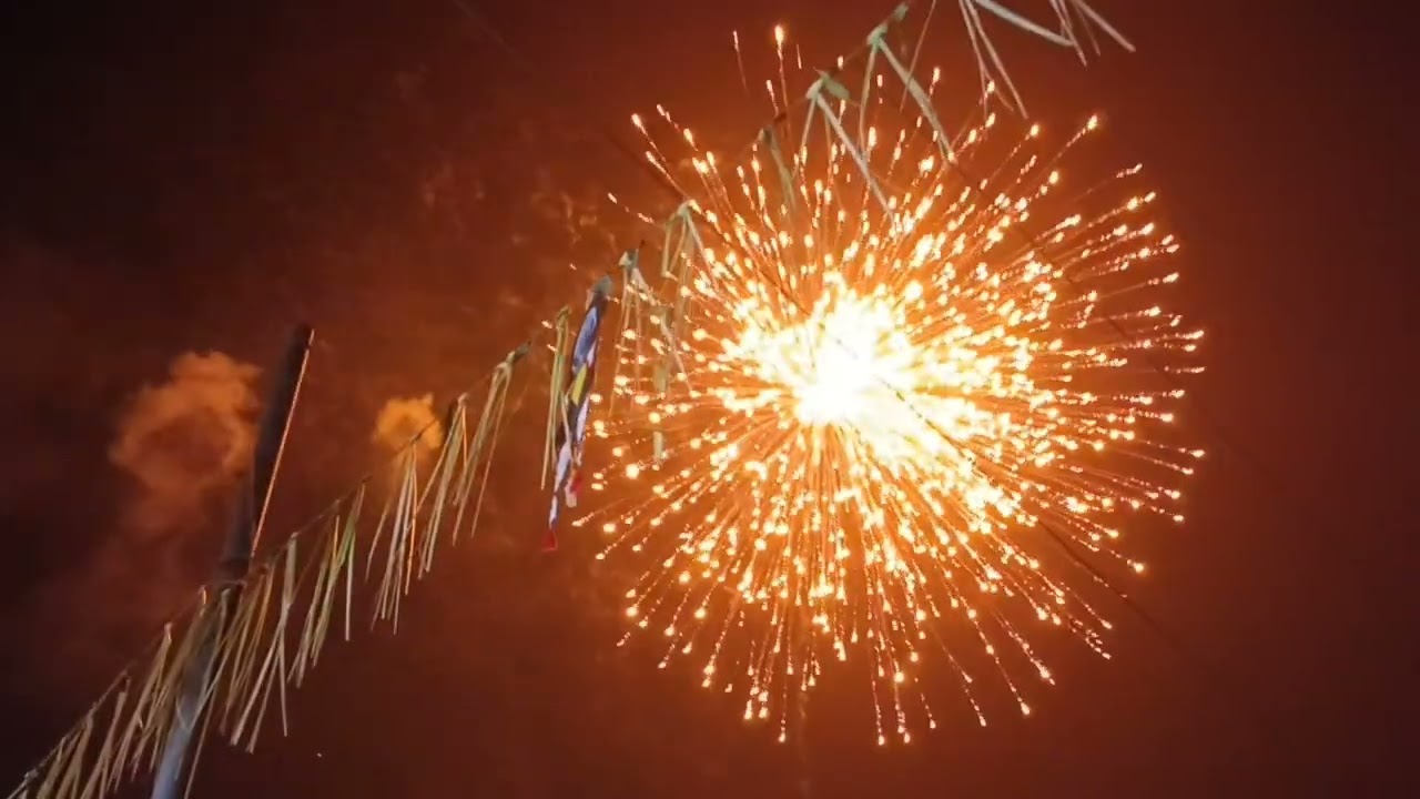 Fireworks from Kerala India from a festival ambiance #viral 
