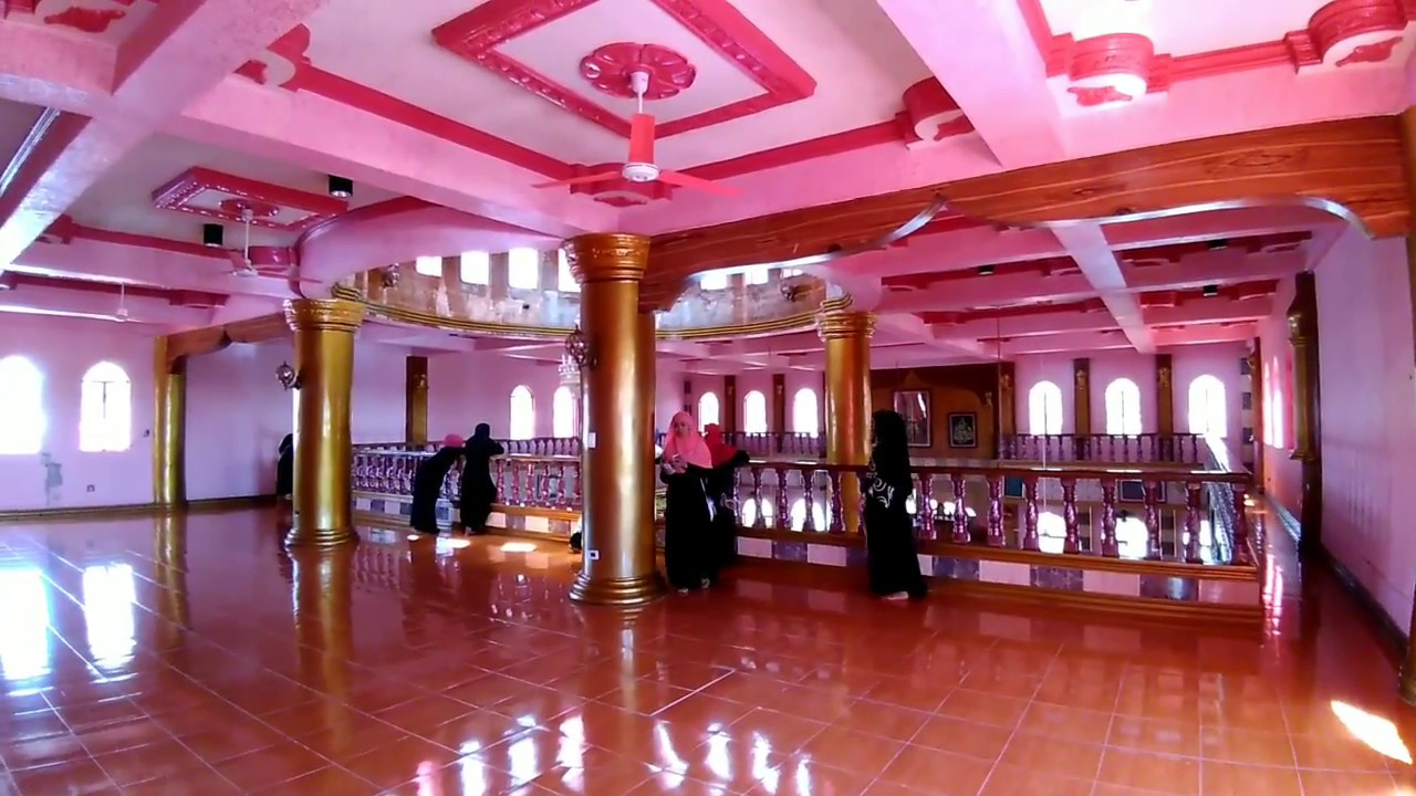Inside the Pink Mosque in Datu Saudi, Maguindanao