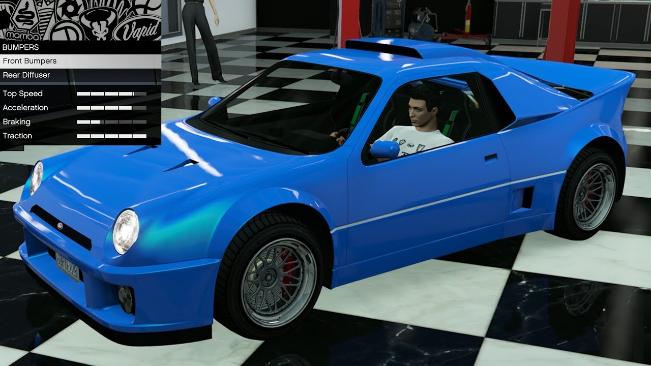 GTA 5 - Past DLC Vehicle Customization - Vapid GB200 (Ford RS200)