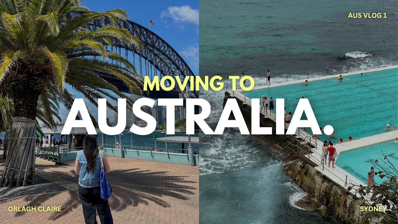 MOVING TO SYDNEY 2025 working holiday visa 🇦🇺 first impressions, relocating to a new country at 27