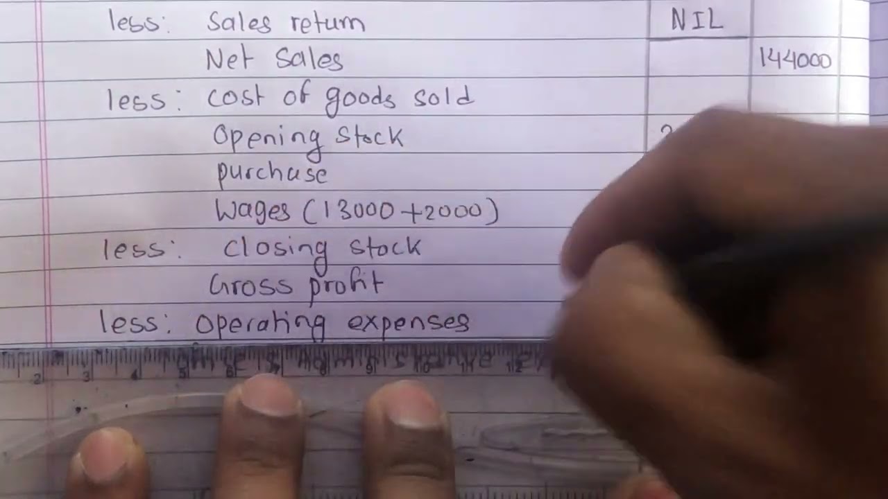 Multi Step Income Statement Class 12 || Multi Step Class 12 || multi step class 12 balance sheet