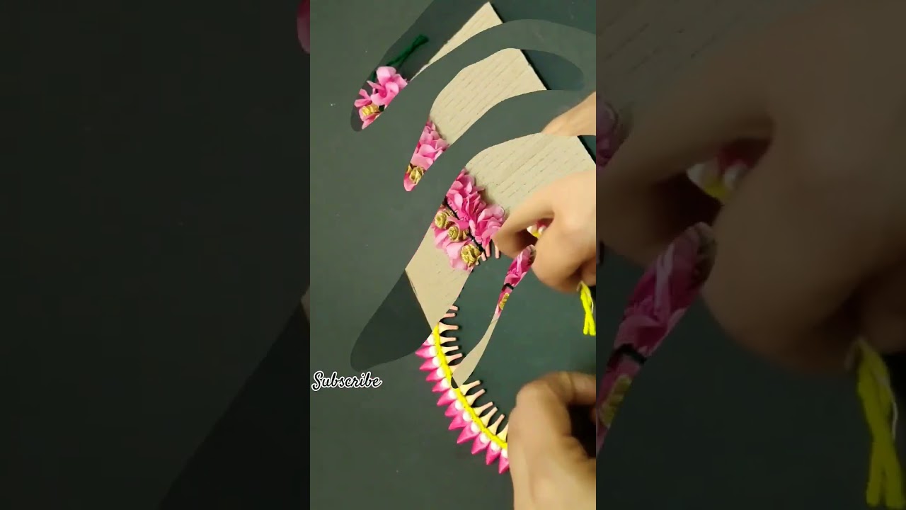 poo malai  kattuvathu eppadi /arali flower garland making/ 
