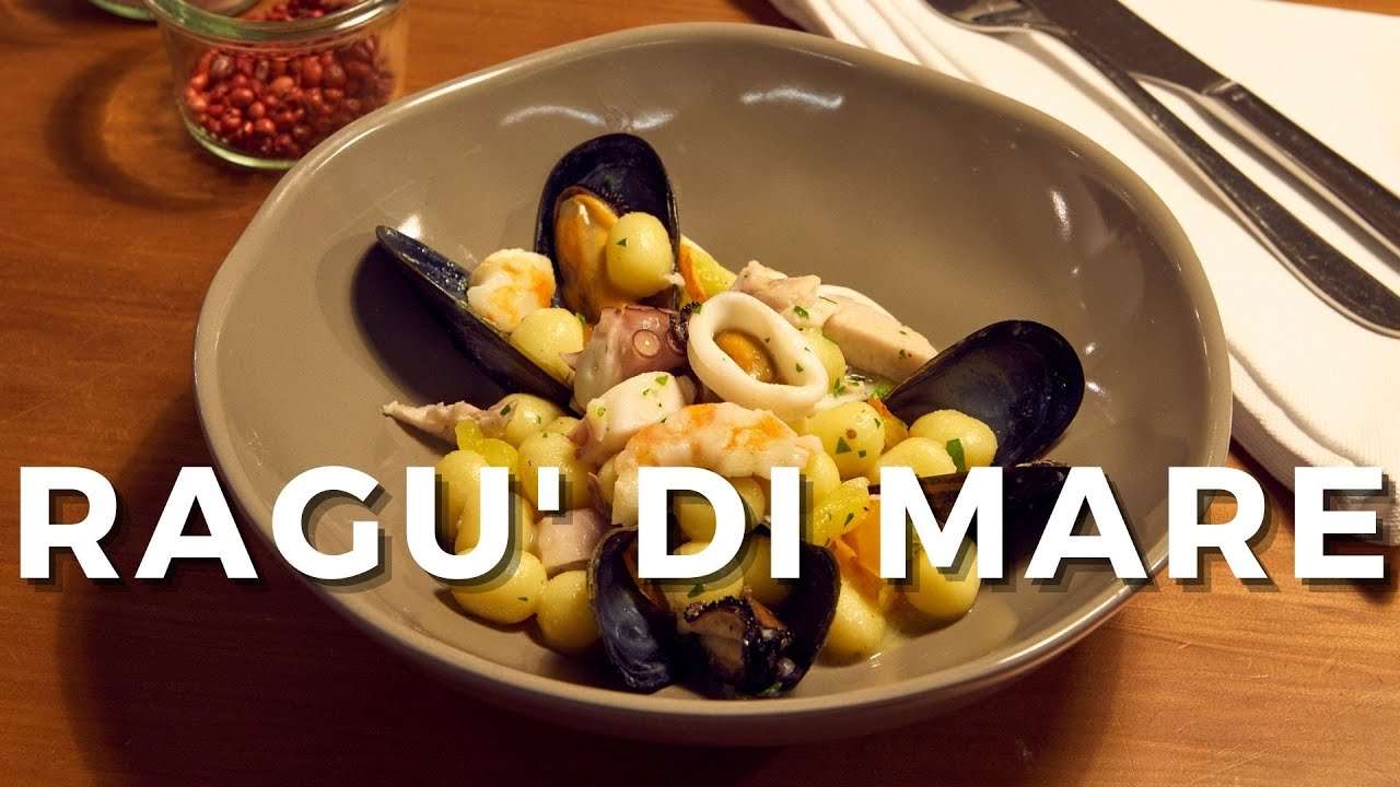 Gnocchi al Ragu' di Mare (tutto in vasocottura)