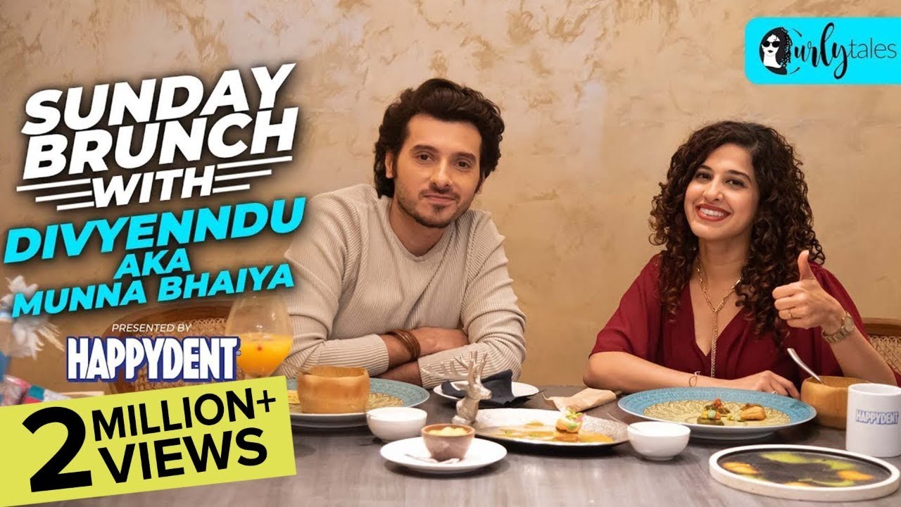 Sunday Brunch With Munna Bhaiya aka Divyenndu X Kamiya Jani | Curly Tales