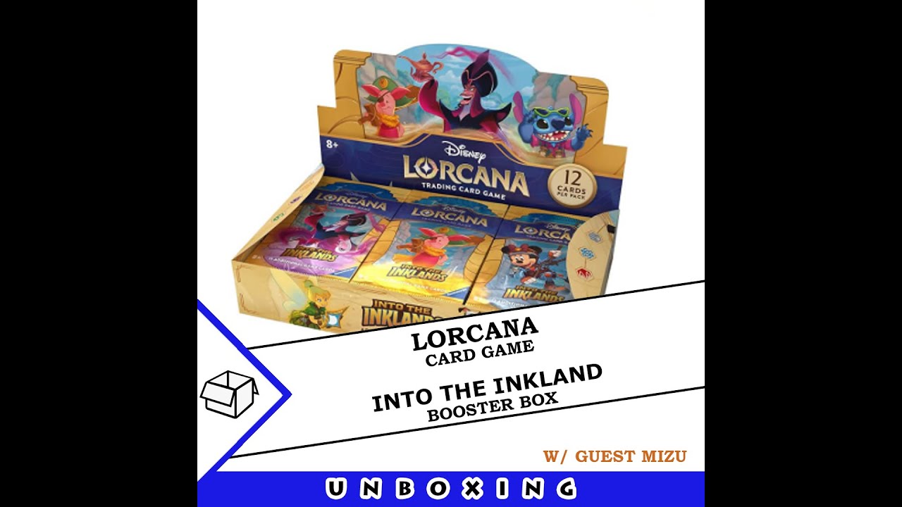 Набор Disney's Lorcana: Into The Inklands [Set 3] - Полный бустер (с приглашенной карточкой Мизу)