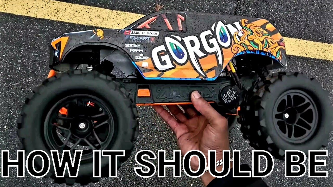 Arrma Gorgon 3s BLX Speed Run & Parts Breakdown
