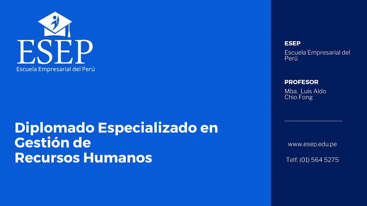 SESIÓN 1 - DIPLOMADO ESPECIALIZADO EN GESTIÓN DE RECURSOS HUMANOS (12 03 2021 GRRHH050321R S1 G2)