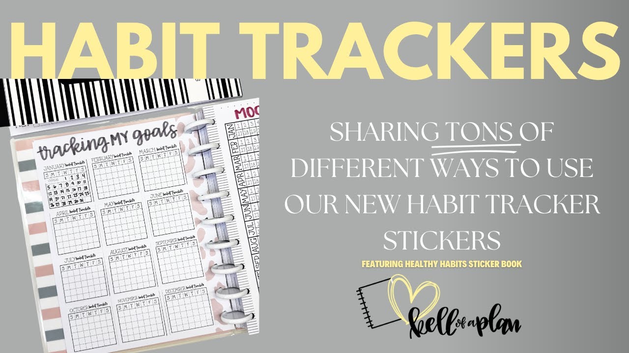 HOW TO USE HEALTHY HABITS STICKERS IN YOUR PLANNER