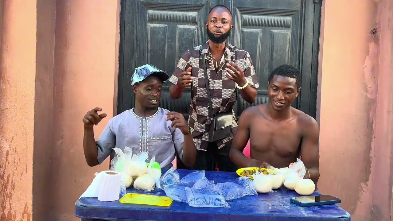 Eating Competition First To Finish Fufu And Okra Soup Win 100k
