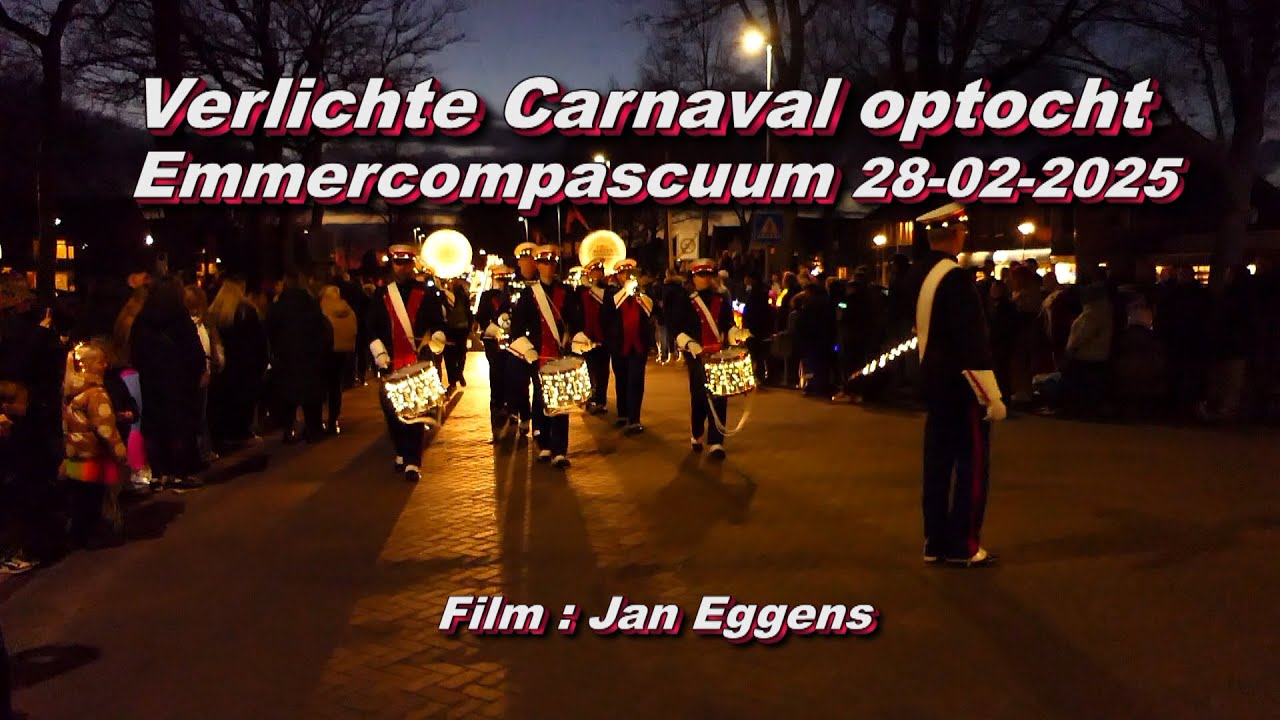Verlichte Carnavaloptocht Emmercompascuum 28 02 2025