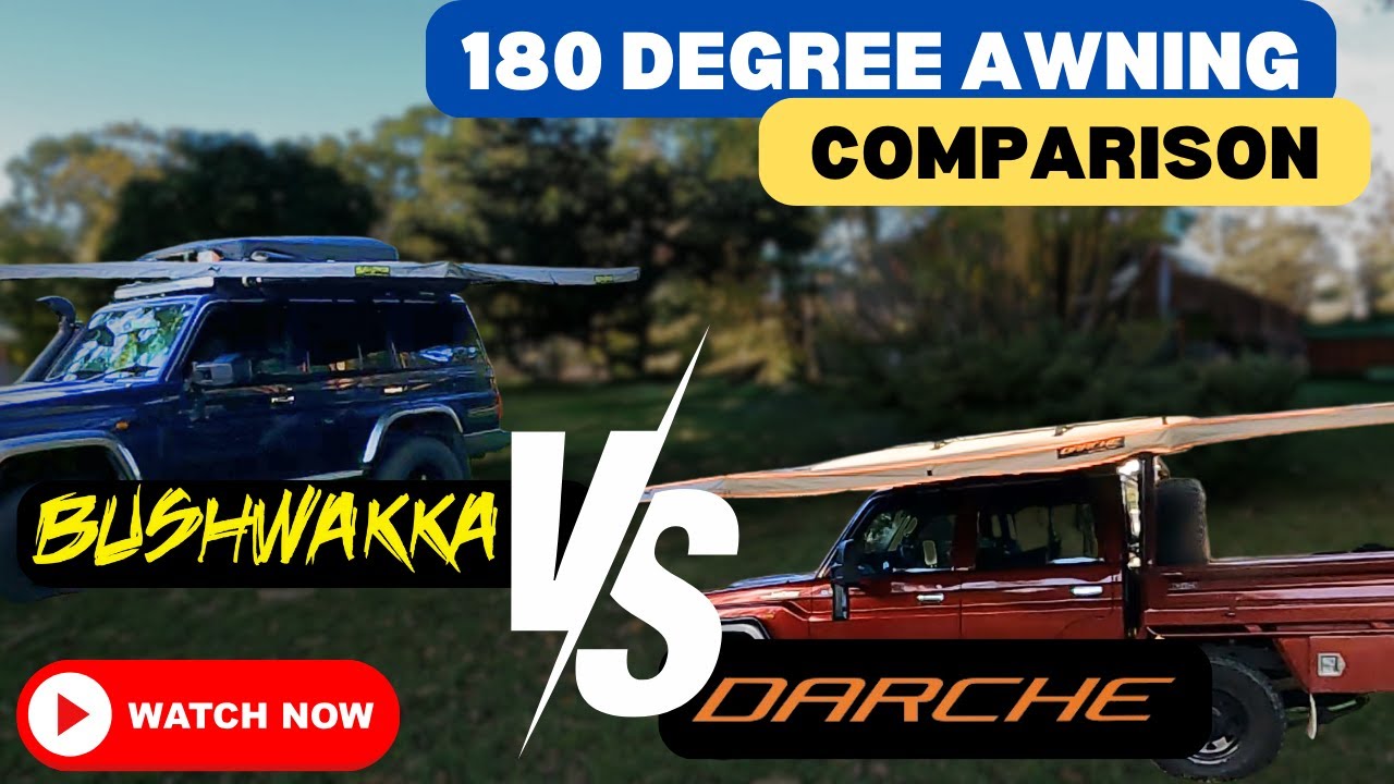 BushWakka Vs Darche 180 DEGREE free STANDING awning Review!!