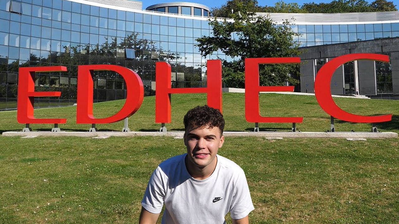 Je vous fais visiter mon école de commerce : l'EDHEC ! (le plus beau campus de France?)