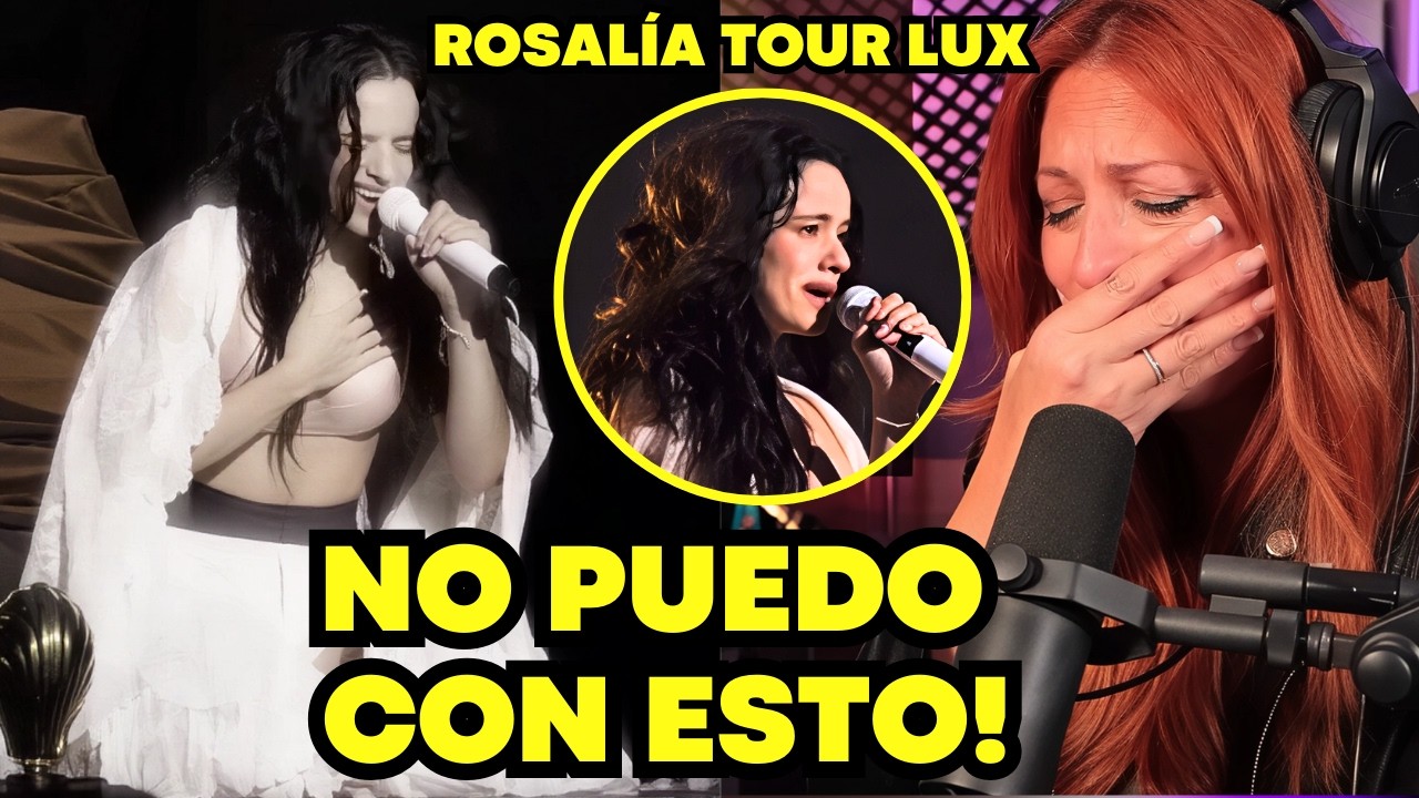 ROSALÍA me ROMPE con MAGNOLIAS EN VIVO | TOUR LUX! Vocal coach raction & analysis