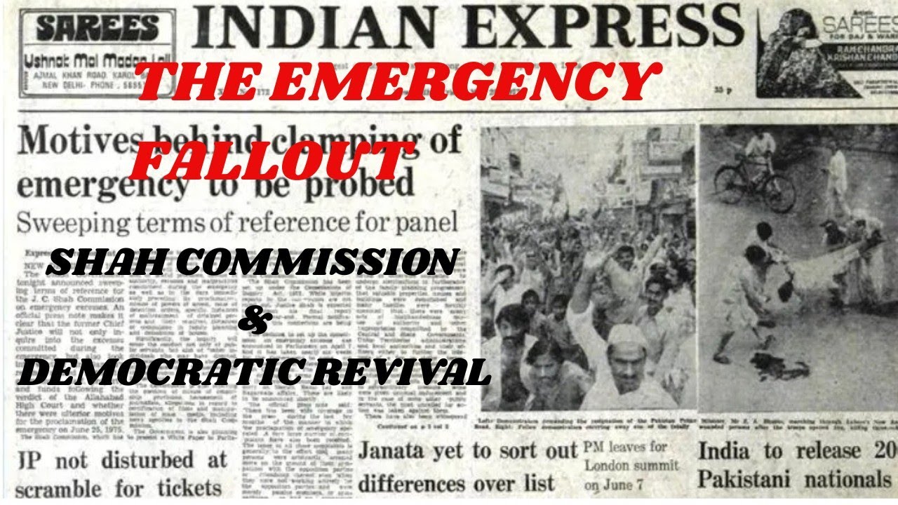 The Emergency Fallout | Shah Commission & Democratic Revival 1975-1977 Vol 1- Part B