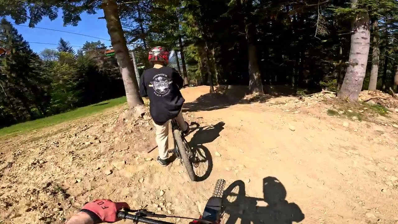 Bikepark Kasina Wielka trasa Cooler po zmianach followcam 4K