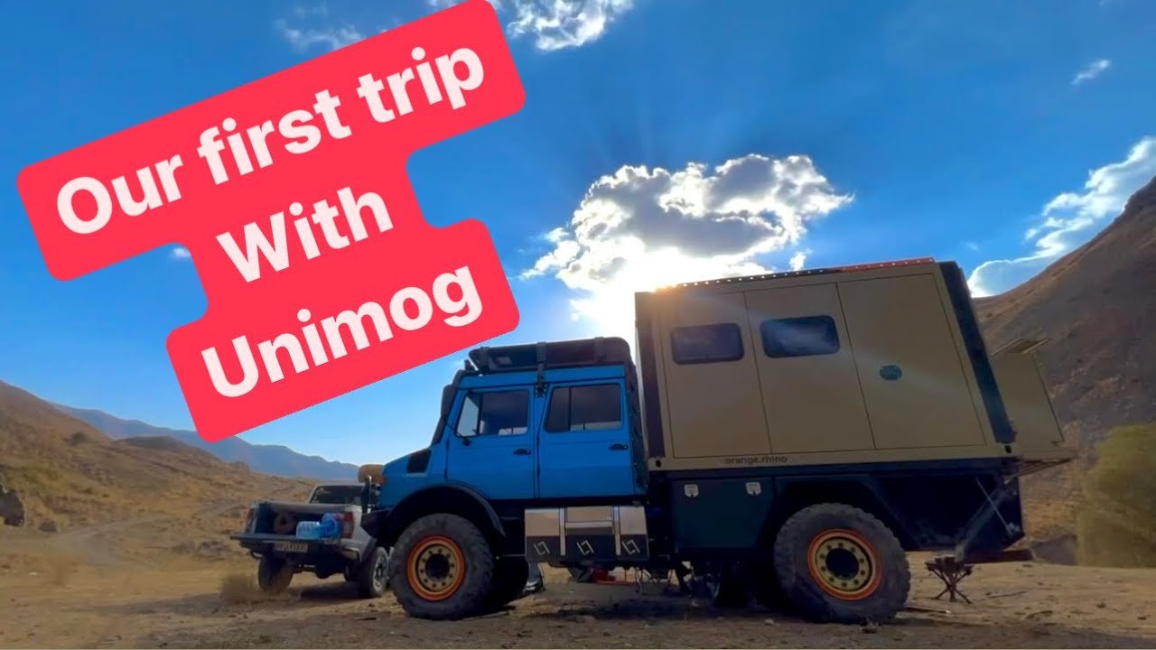 The first trip with Unimog