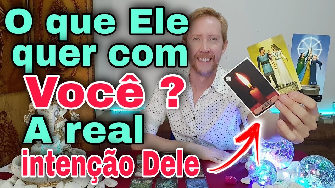 O que ele deseja comigo tarot ? Qual a real intenção dele  ? #tarot Como ele está em relação a mim ?