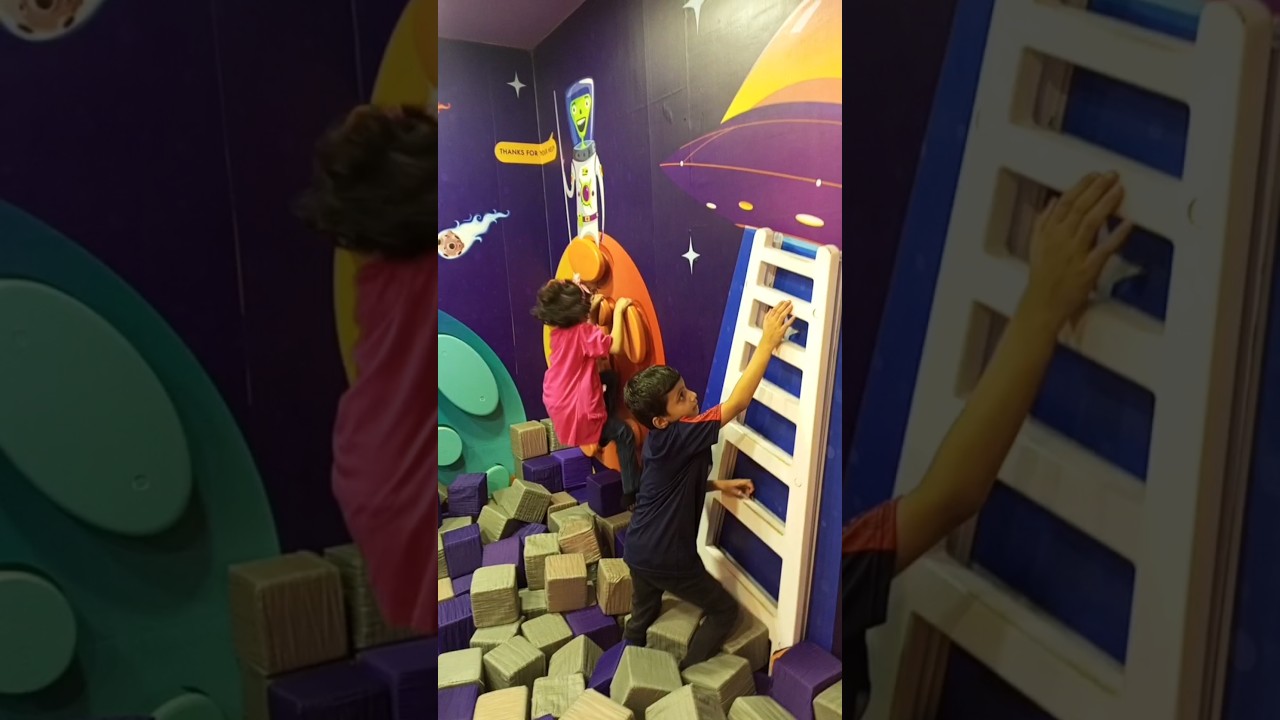 Space Adventure at the Foam Pit! #shorts #kidsfun
