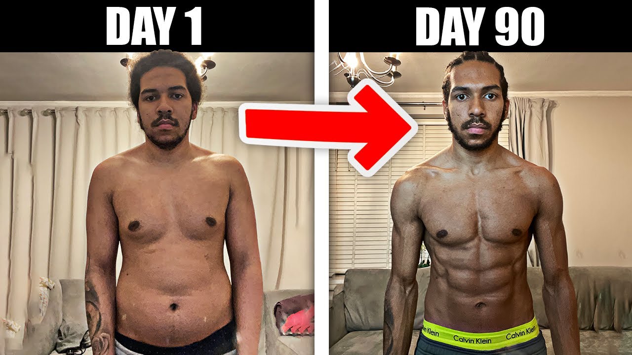 My Insane 90-Day Body Transformation | Before and After | Ab Workouts, Gym Routine Nutrition & More!