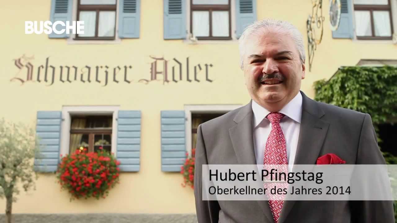Hubert Pfingstag - Oberkellner des Jahres 2014
