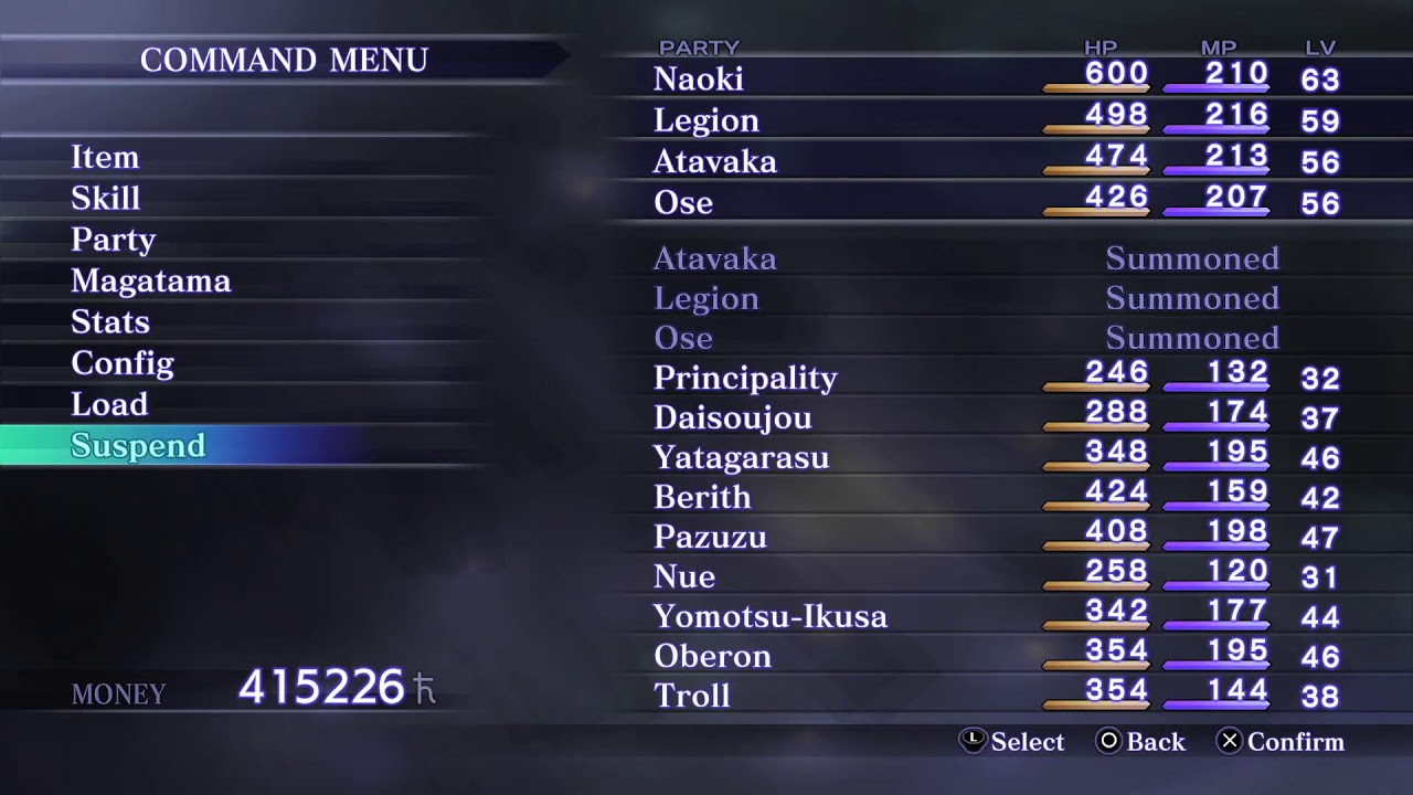 [PS5 Pro] Shin Megami Tensei III Nocturne HDR