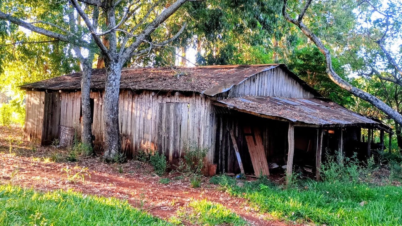 FAMÍLIA VAI REFORMAR CASA ANTIGA NA ROÇA 