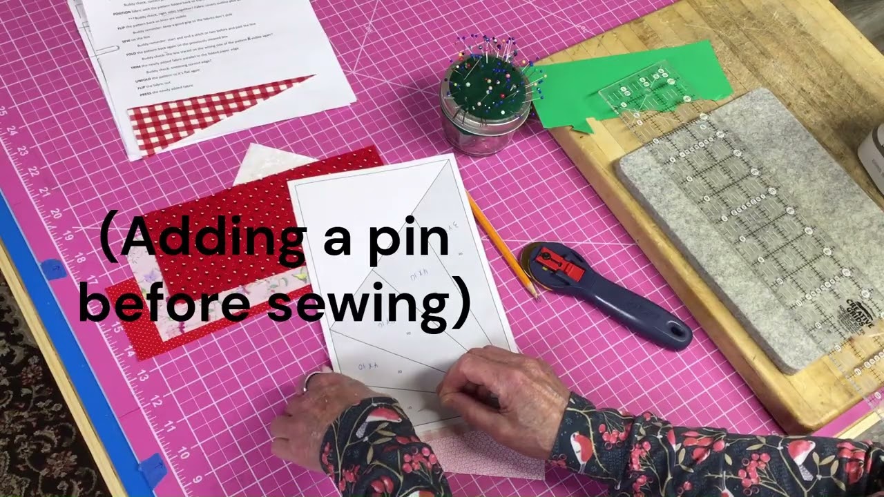 Foundation Paper Piecing Basic Sequence