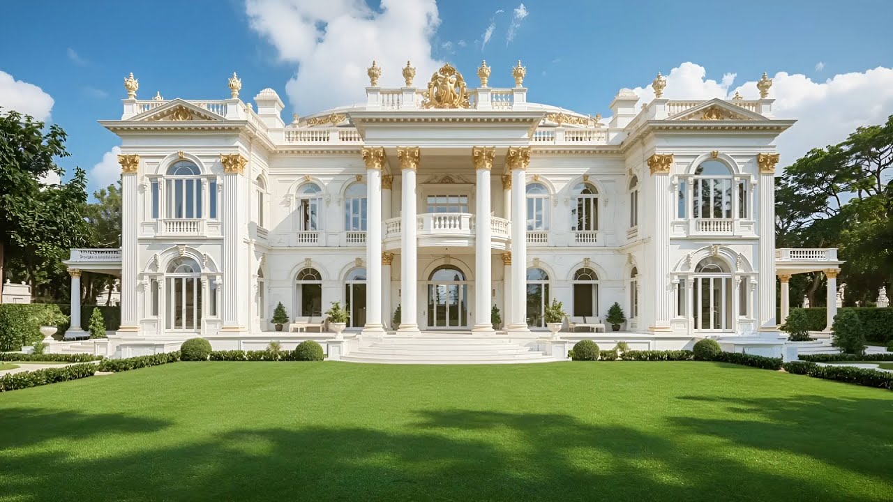 Dream Rococo Luxury Villa and Interiors.