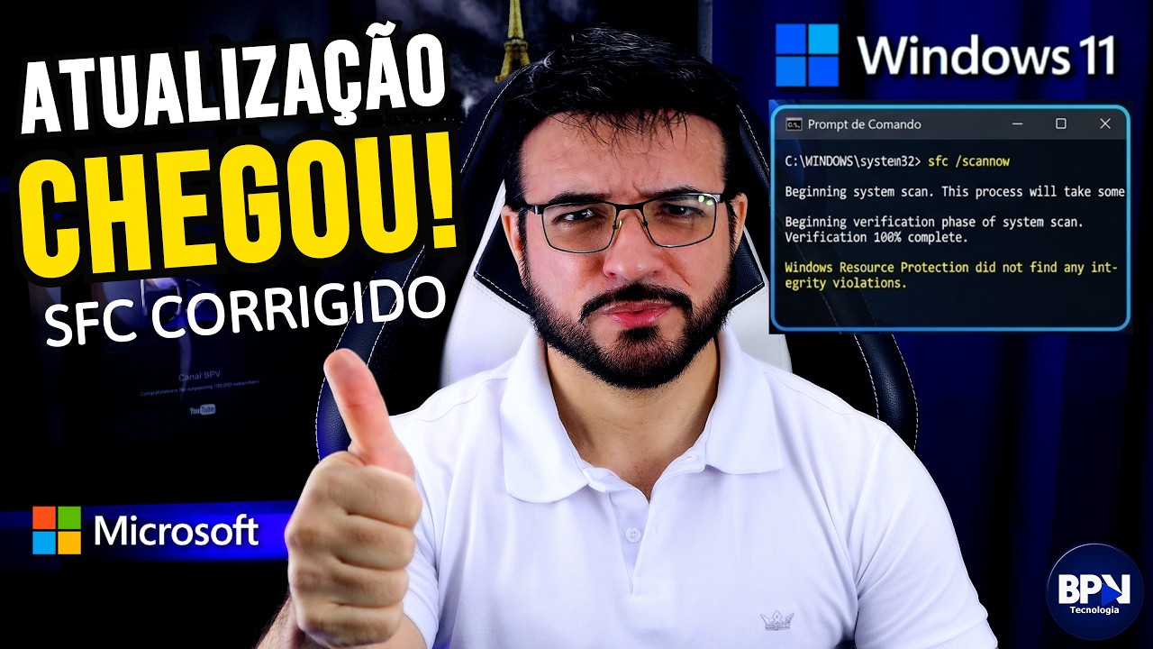 Atualiza&ccedil;&atilde;o no Windows 11 FINALMENTE Corrigiu o SFC /SCANNOW e outras Novidades!