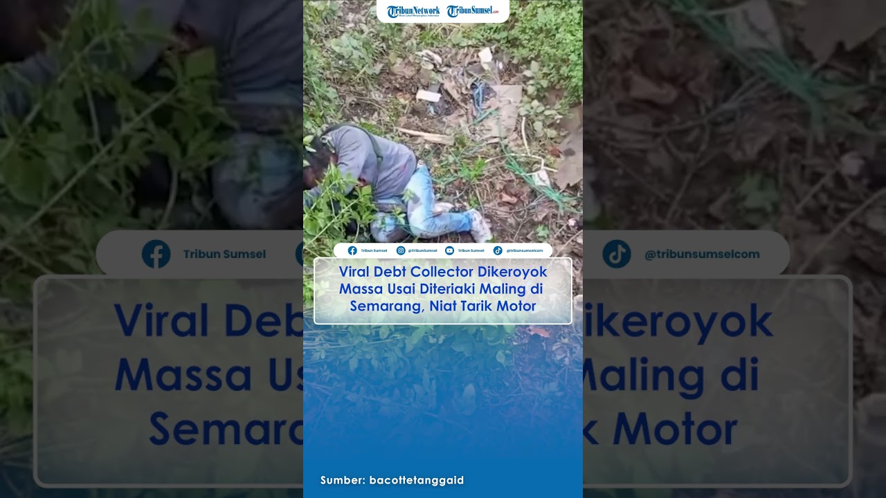 Viral Debt Collector Dikeroyok Massa Usai Diteriaki Maling di Semarang, Niat Tarik Motor