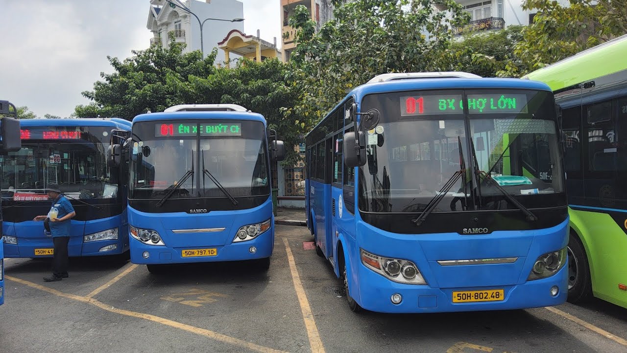 Review Lộ trình chi tiết Lượt về Tuyến 01 (BXB Chợ Lớn (Bến A) - Công trường Mê Linh)