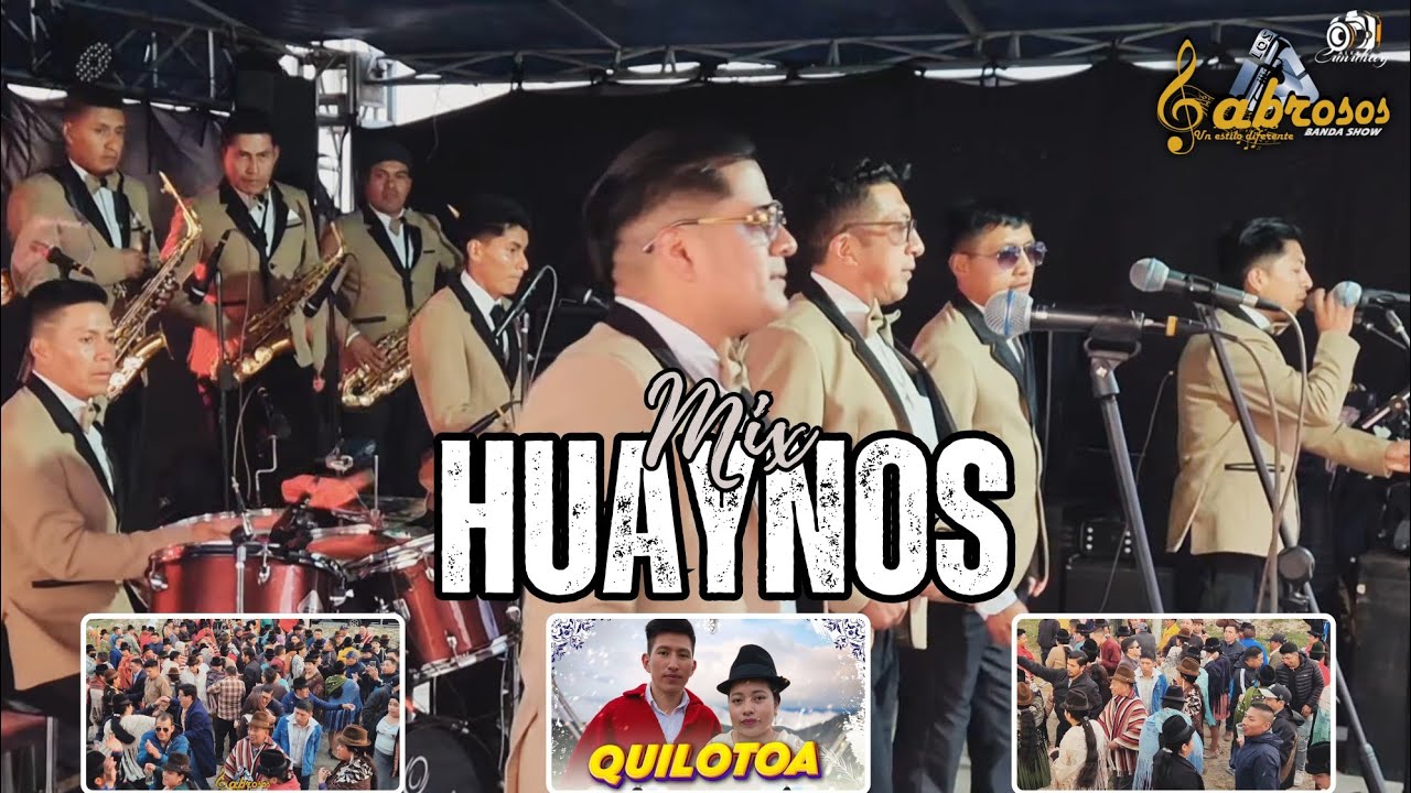 LOS SABROSOS BANDA SHOW MIX HUAYNO MENTIROSA - LA BALA PERDIDA - AMOR POR INTERNET 2025