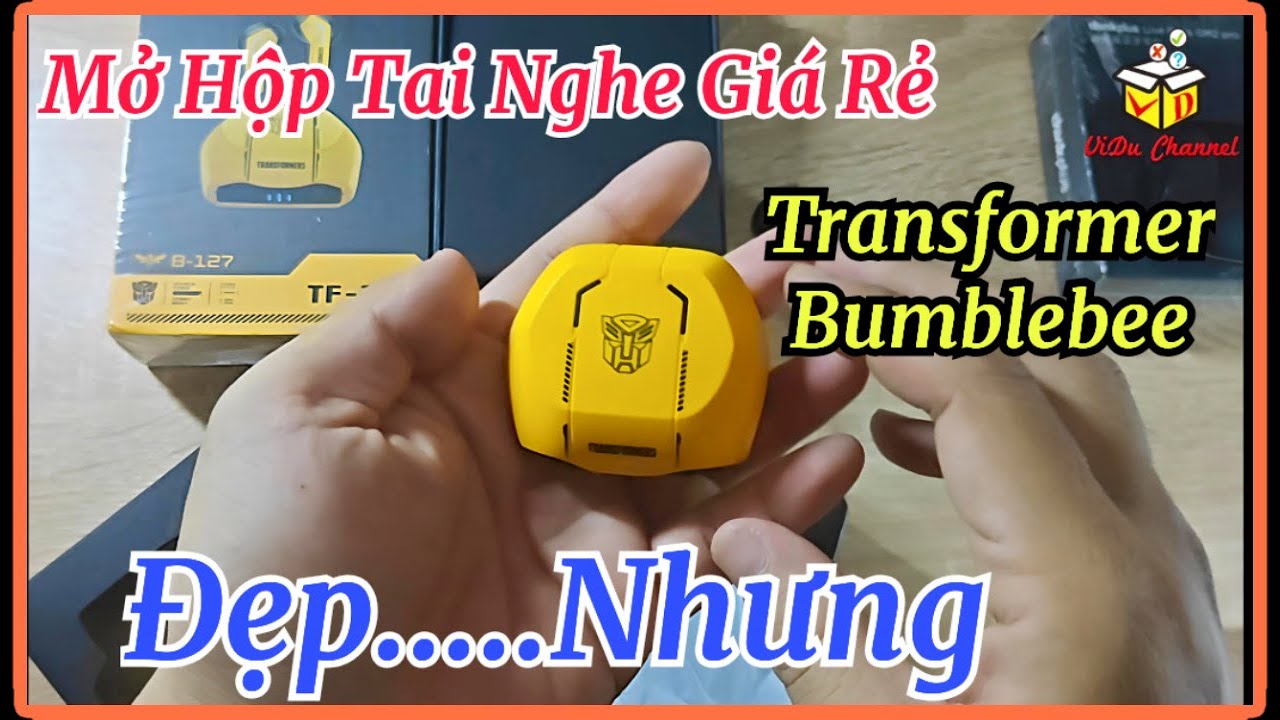 Mở Hộp Tai Nghe Transformer Bumblebee TF-T06