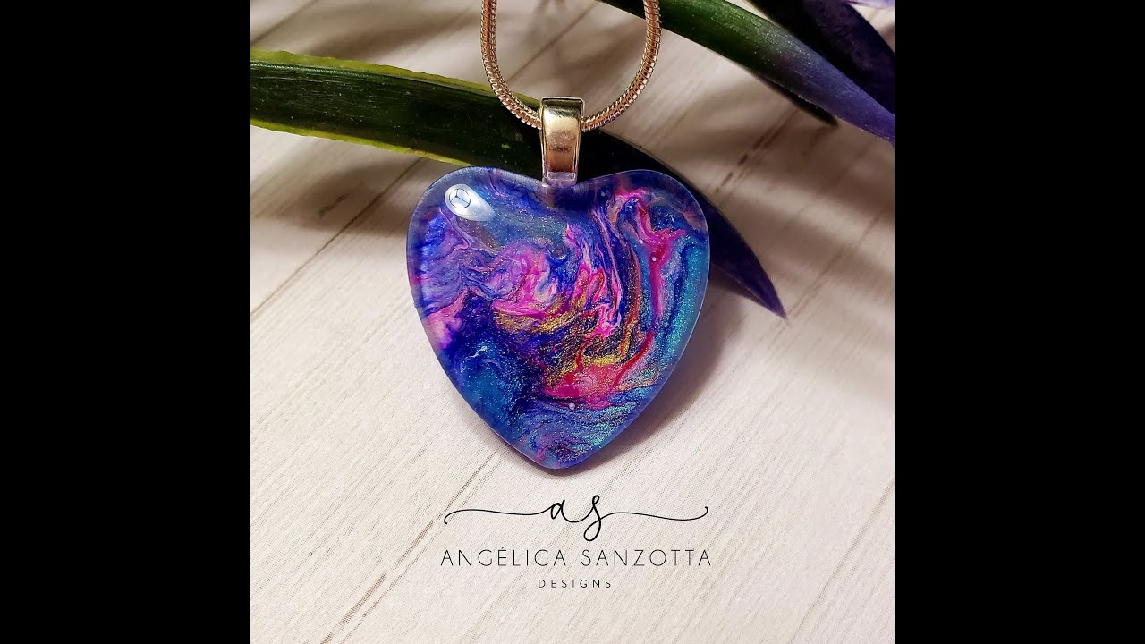 Painting glass cabochons! acrylic pouring techniques for jewelry 💕  #acrylicpour #cabochon #jewelry