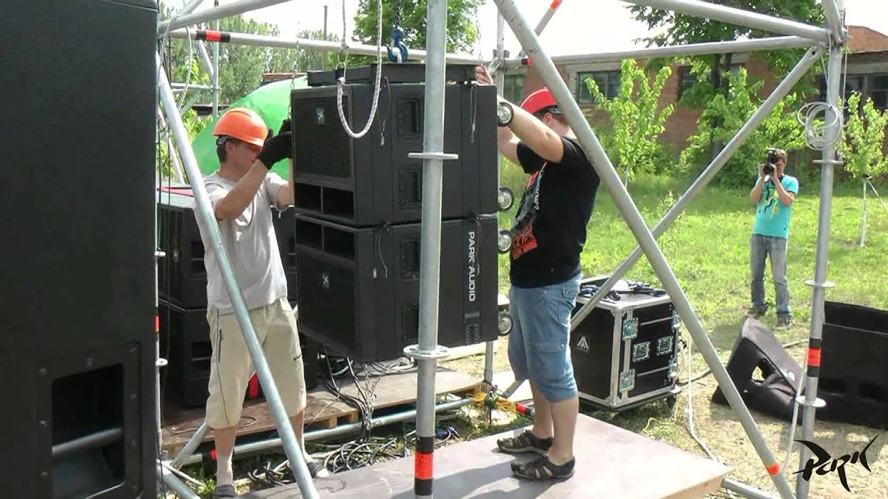 line array setup parkaudio