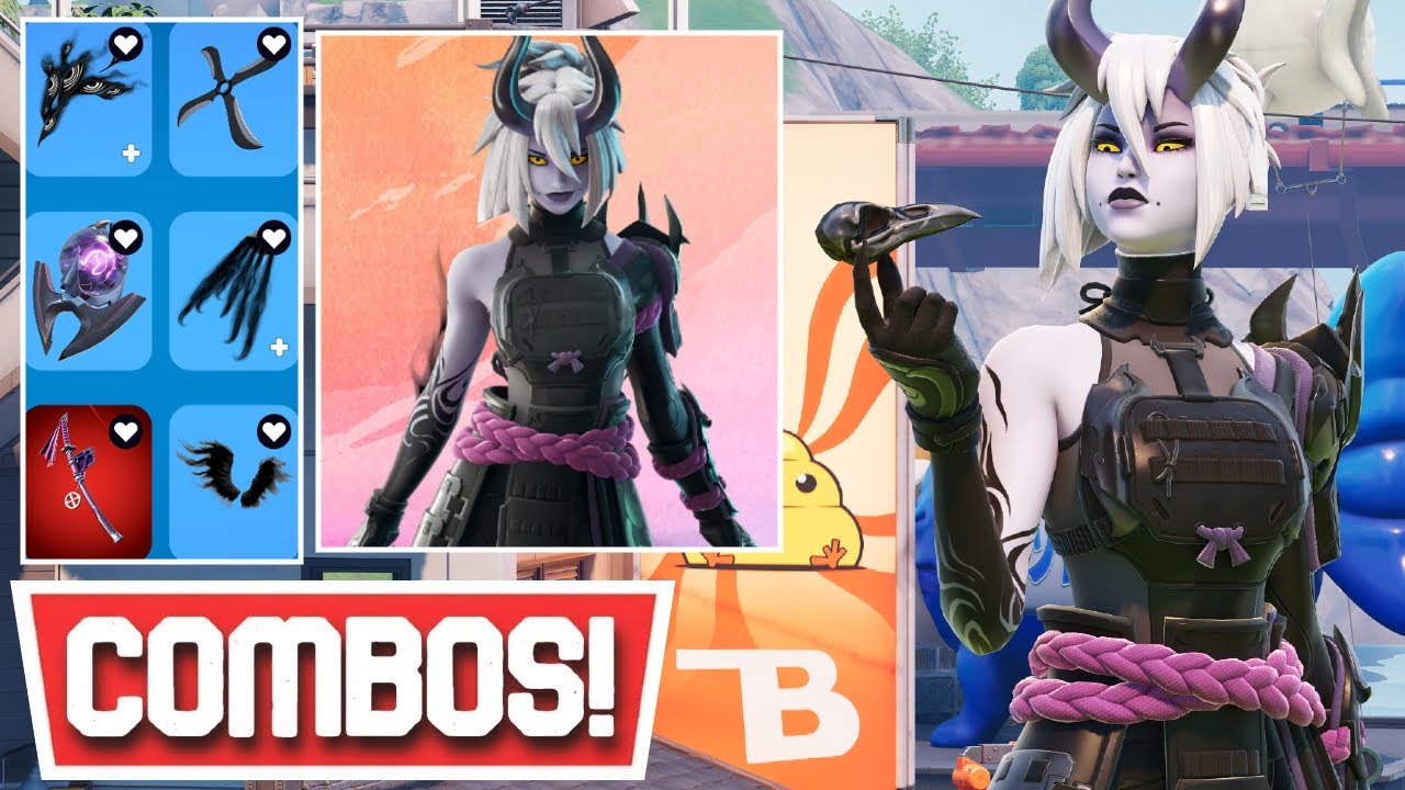 *NEW* BEST TACTICAL NIGHT ROSE SKIN COMBOS [SEASON 1 BATTLE PASS]! | Fortnite