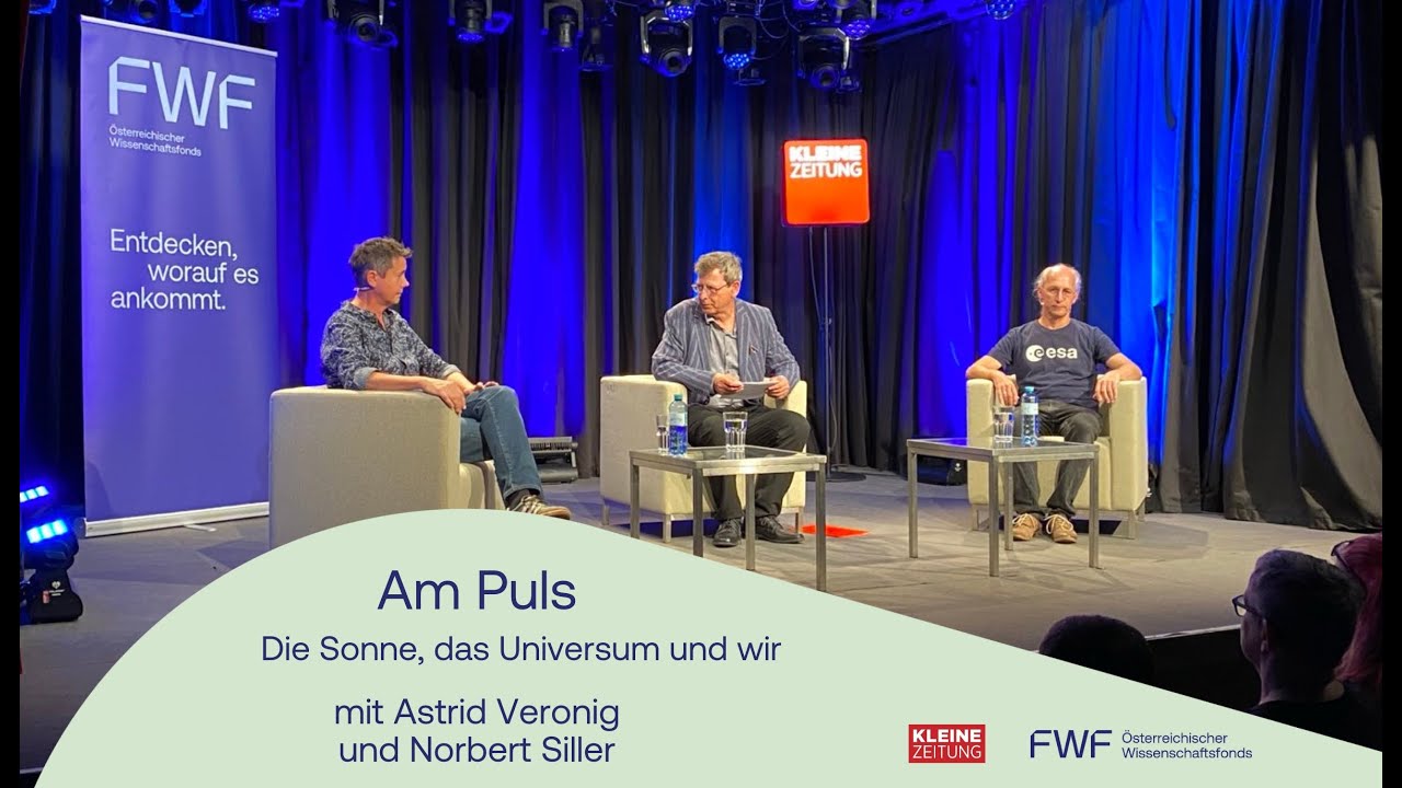 „Am Puls“-Wissenschaftstalk: Die Sonne, das Universum und wir