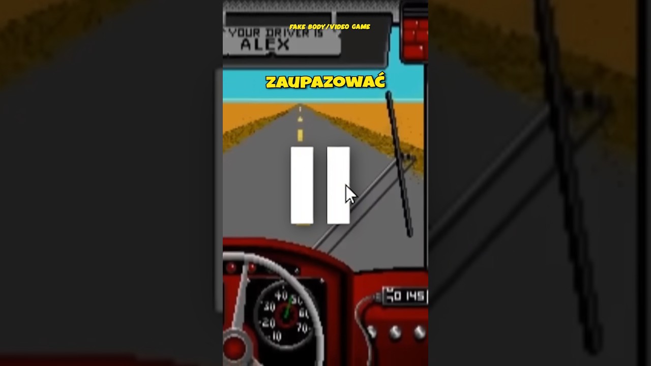 NAJNUDNIEJSZA GRA ŚWIATA?! 💤🚍 - DESERT BUS #shorts
