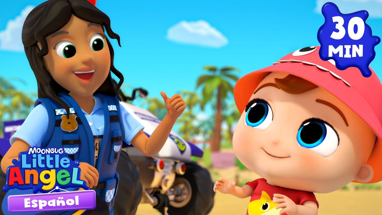 Rescatamos tortugas en la playa 👮🏝️ Caricaturas | Canciones Infantiles 🎵 Little Angel Español