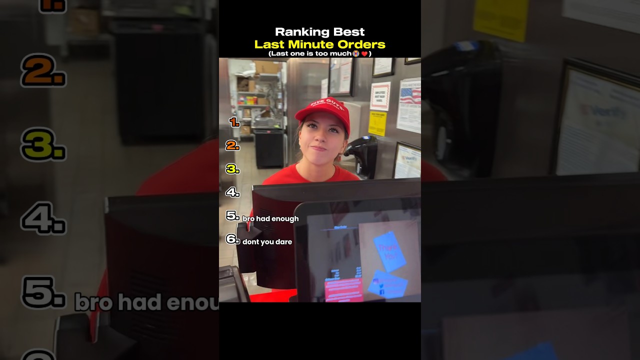 Ranking Best Last Minute Orders